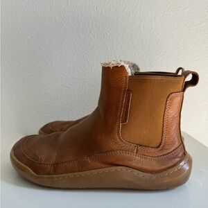 Vivo Barefoot Chelsea boot brown leather size 38